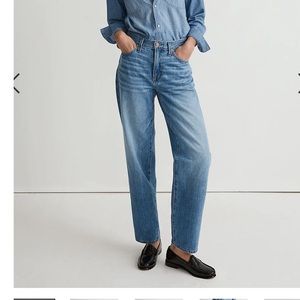 NWOT MADEWELL slouchy boyfriend jeans - 26T